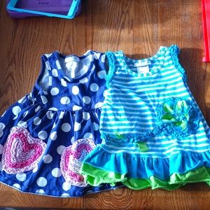 Set of 2 Toddler Summer Dresses